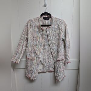 Carlisle Collection Colorful Tweed Women's Jacket, sz 10